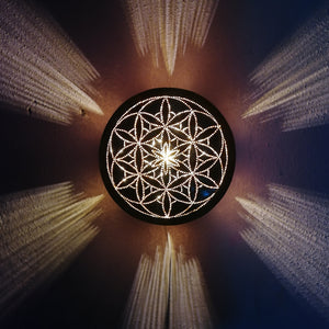 Freestyle Flower of Life Copper Lightmandala