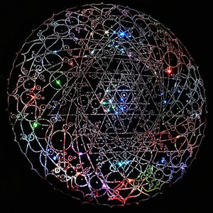 Maha Shakta Chakradar Copper Lightmandala