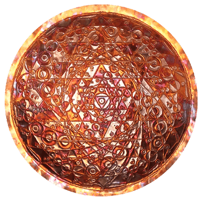 Maha Shakta Chakradar Copper Lightmandala