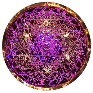 Maha Shakta Chakradar Copper Lightmandala