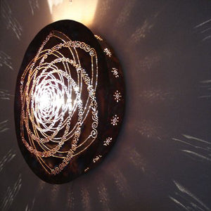 Golden Ratio Spiral Copper Lightmandala