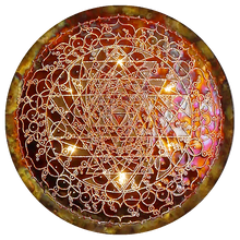 Maha Shakta Chakradar Copper Lightmandala